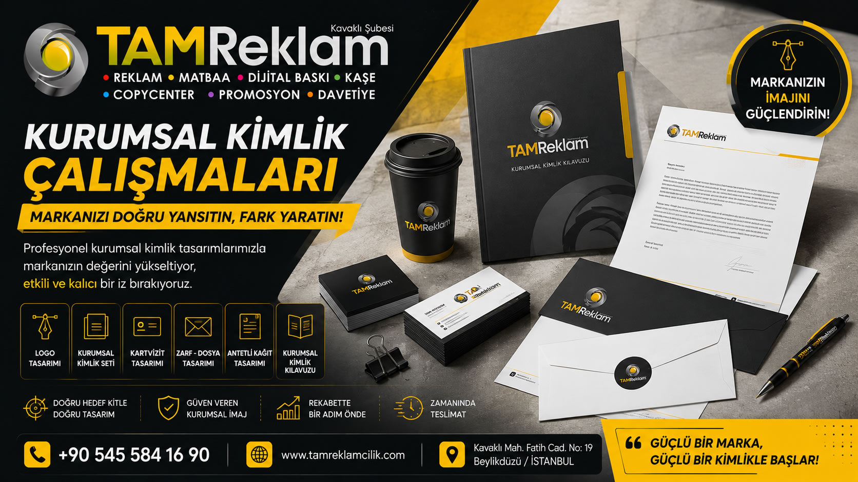 Tam Reklam Matbaa, Dijital Baskı, Promosyon Davetiye